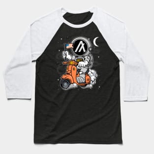 Astronaut Scooter Algorand ALGO Coin To The Moon Crypto Token Cryptocurrency Blockchain Wallet Birthday Gift For Men Women Kids Baseball T-Shirt